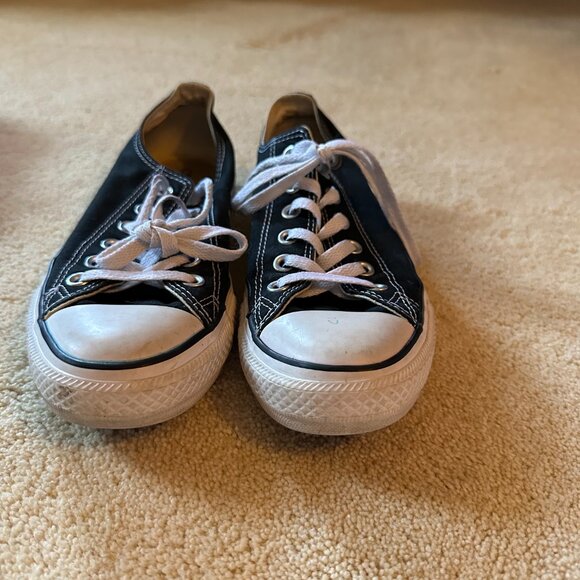 Black Converse Low Tops - Picture 3 of 7